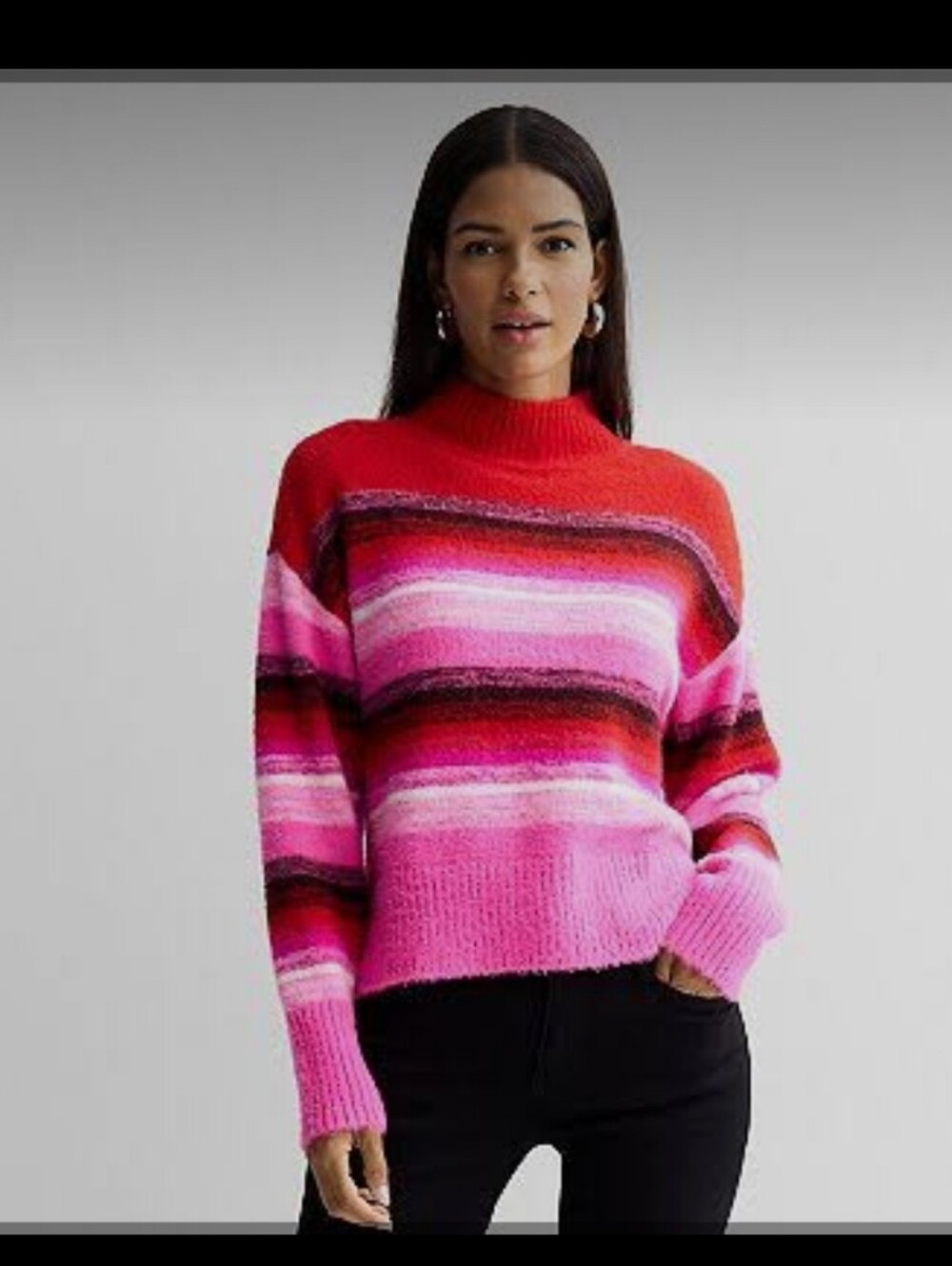 Women's Nine West Midweight Mockneck Pullover Sweater XL